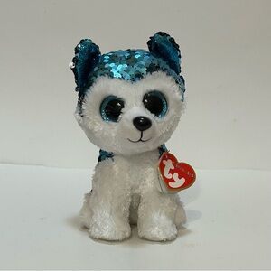 TY Flippables - Slush the Huskey (Glitter Eyes)